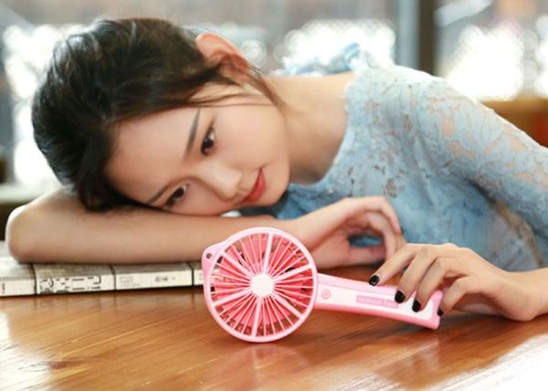 Lemon mini fan,rechargeable usb plastic portable mini electric hand fan