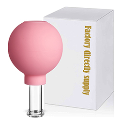 Effective Facial Rejuvenation with Silicone Glass Vacuum Suction Massage Cupping Cups