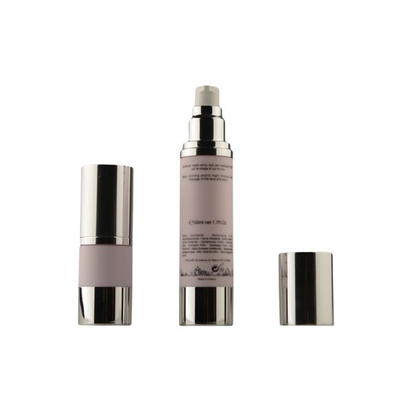 Garrafa mal ventilada da bomba da loção plástica clara para a fundação 15ml 30ml 50ml