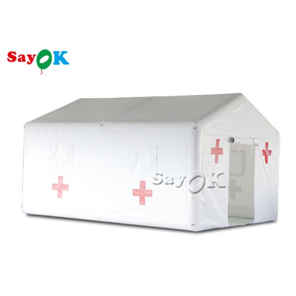 Шатер больницы раздувного аварийного шатра водоустойчивый воздухонепроницаемый р