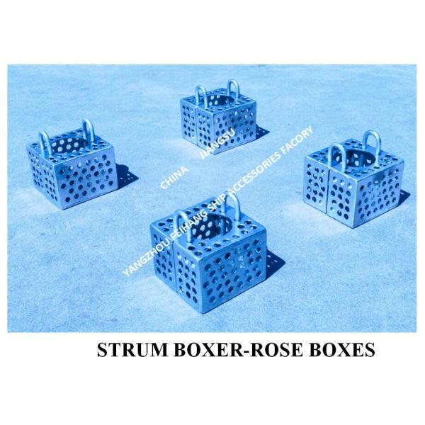 MARINE SUCTION ROSEBOX STRAINER GALVANIZED STEEL PLATE 5K-100A JIS F7206