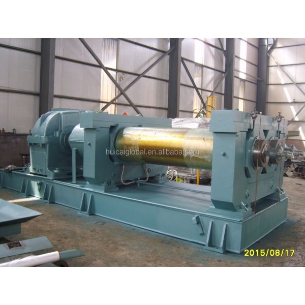 XK-400 Смеситель для смешивания сырой резины Резиновая двухкатальная мельница Открытый смеситель с электродвигателем 55 кВт