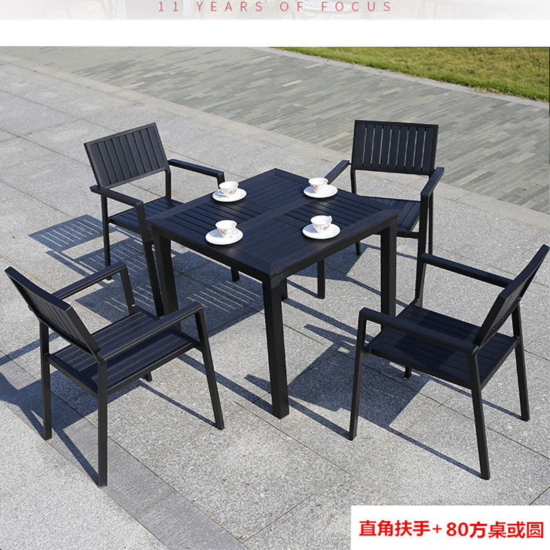 Powder Coated Outdoor Garden Tables and Chairs for Picnic Wine Table Furniture Set