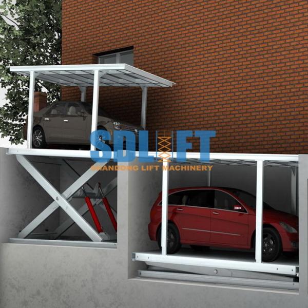 Heavy - Duty Hydraulic Car Lift For Basement Car Elevator Parking Systems