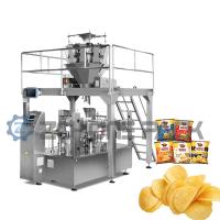 Machine automatique d'emballage alimentaire collations chips de pommes de terre frites machine automatique de mise en sacs