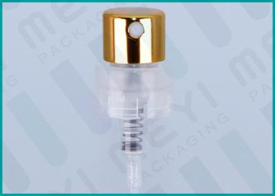 Bomba do pulverizador de perfume do ouro/bomba confortável do pulverizador do friso para a névoa do pulverizador fino
