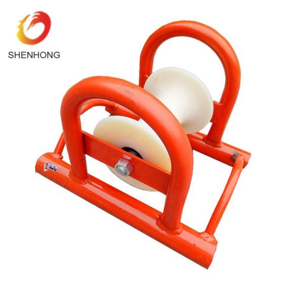 Straight Line Cable Pulling Pulley Wheel Aluminum Cable Roller Trench Roller