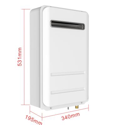 Premium 16L Propane Tankless Water Heater Outdoor Installation Fast Heating Safety Guarantee