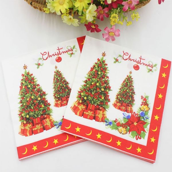 High quality luxury Eco friendly virgin bamboo pulp 2 Ply personalized paper table napkins