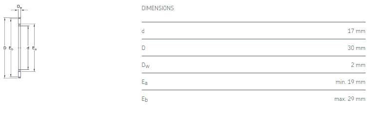 Axk1730 17x30x2 Mm Gcr15 Thrust Needle Roller Bearing With 2 As Washers