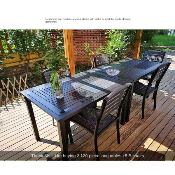 Tea Break / Coffee Time / Eating Plastic Wood Outdoor Dining Sets