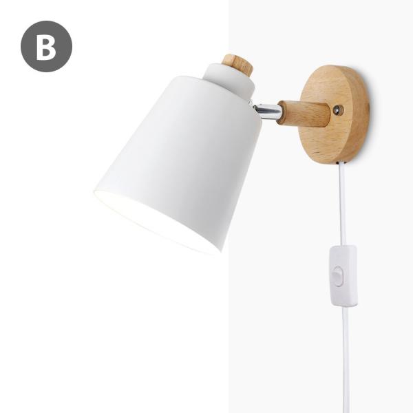 Modern Art Decor Creative Design Mick Mouse Lampshades Bedroom Bed sides plug in wall light (WH-OR-06)