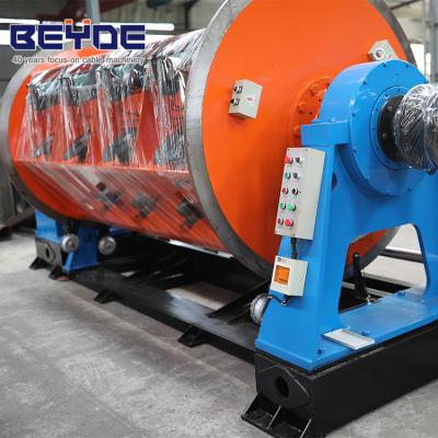 Extrusora de aço do cabo do metal que torce a máquina com dispositivo da parada de emergência