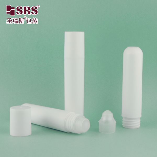 RPPG 25ML 20ML 18ML Plastic Pp Pcr Roller Bottle With Massage Roller Ball Applicator And Keychain Lanyard Straps