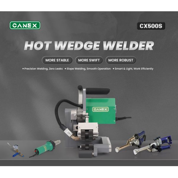 Dual-Purpose Machine CX500S Geomembrane Hot Wedge Welder 