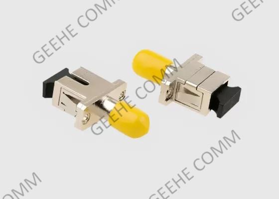 Plastic Body Multimode ST To SC Male-Male Duplex Fiber Optic Adapter