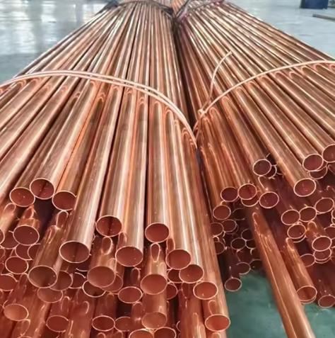 Pipe à tubes de cuivre de taille personnalisée alliage métallique C70600 C71500 2 mm C10100 C10200 C10300 pour les nageoires de refroidissement