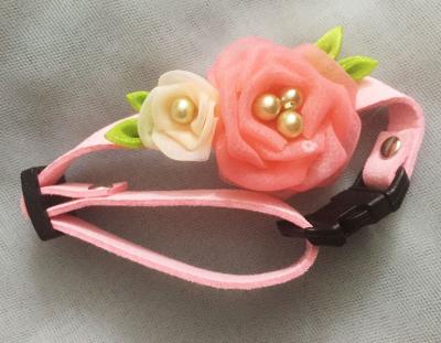 Wear Resistant Custom Pet Collars 100% Cotton Material For Birthday Party