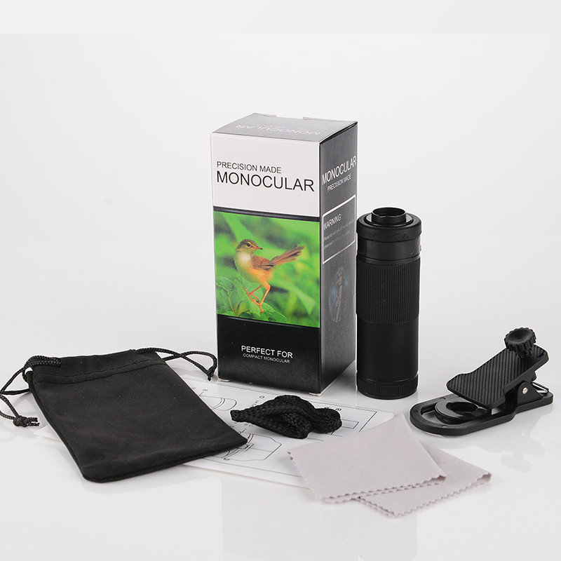 Зеленый цвет большой степени МИНИ охотясь 8x20 Monocular FMC Fov 10,6 покрыл