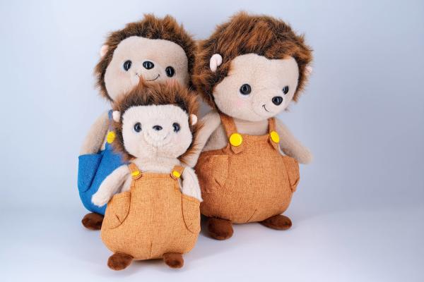 Low MOQ Wildlife Hedgehog Soft Toy Stuffed Animal With CPC CE UKCA Standards