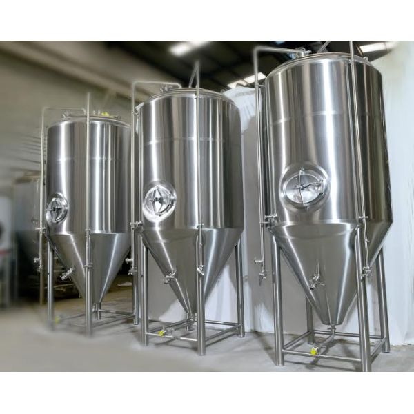 Conical Beer Fermenter 700L Commercial Beer Brewing Equipment SS304 Fabrication