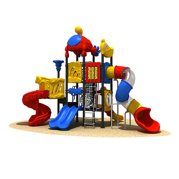 Environment Friendly Material Outdoor Park Playground Children Play Toys Durable Slides Amusement Sets