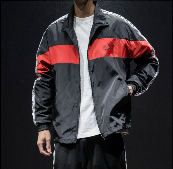 wholesale school jacket loose retro made embroidered mens sports uniform