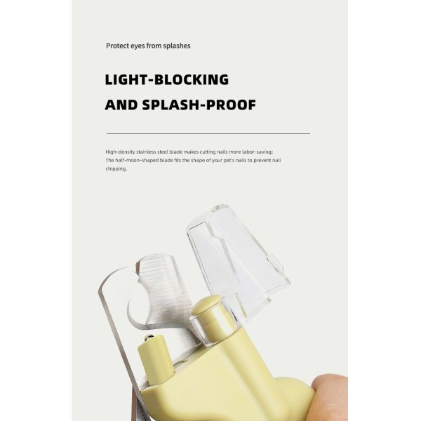 Clippers para uñas de mascotas de luz LED Professional Trimmer eléctrico para uñas de perro