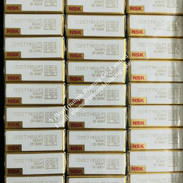 NSK  High Precision Angular contact ball bearing 7201CTYNSULP5 , 7201CTYNSULP4