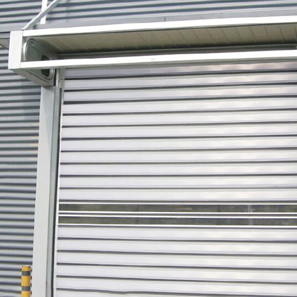 0.6-1.5m/s Aluminum Alloy Spiral High Speed Door Rapid Access Machining Workshop Operations