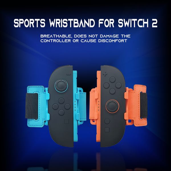 2 in 1 Adjustable Wrist Strap for Nintendo for Switch 2 Sport Accessories Joy-Con Controller Strap for Switch 2