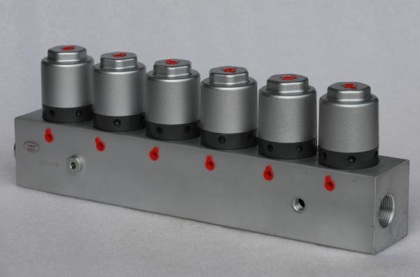 Zoomlion/XCMG Street Sweeper: 6-Bank Pneumatic Cartridge Valve (Water Circuit, Aids Cleaning)