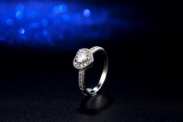 Luxury Princess Heart  Shape Ring Cubic Zircon Wedding Rings for Women New Design Engagement Fashion Ring Jewelry