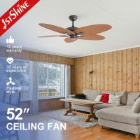 Lames à faible bruit de grand flux d'air les 5 ont mené la fan de plafond économiseuse d'énergie avec à télécommande