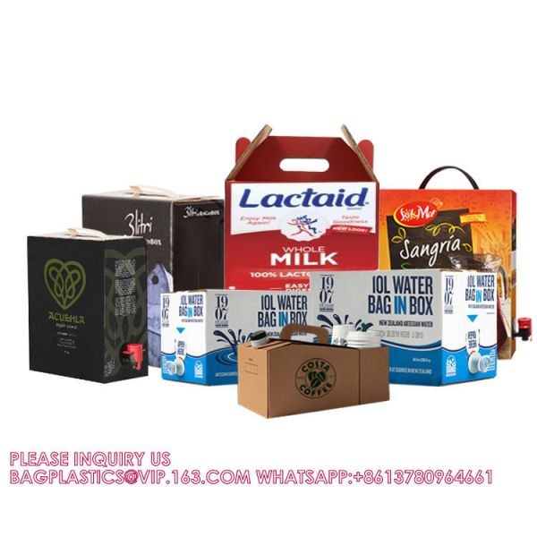 Custom Portable 1L/3L/5L/10L/20L Coffee Wine Edible Olive Oil Milk Tea Water Juice Drink BIB Bag In Box Dispenser