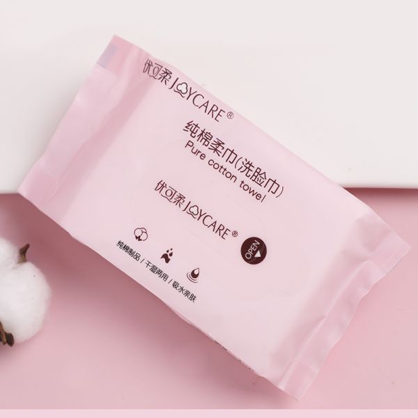 Travel essential 100% cotton towel disposable tissue compressed white tablet towel