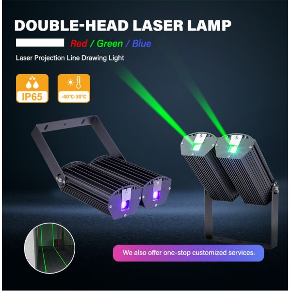 Tipo de LED Luz verde/azul Luces láser comerciales con ángulo de haz de 90°/110°