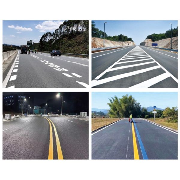 Spray Application Reflective Thermoplastic Road Marking Paint Hot-Melt Powder Coating