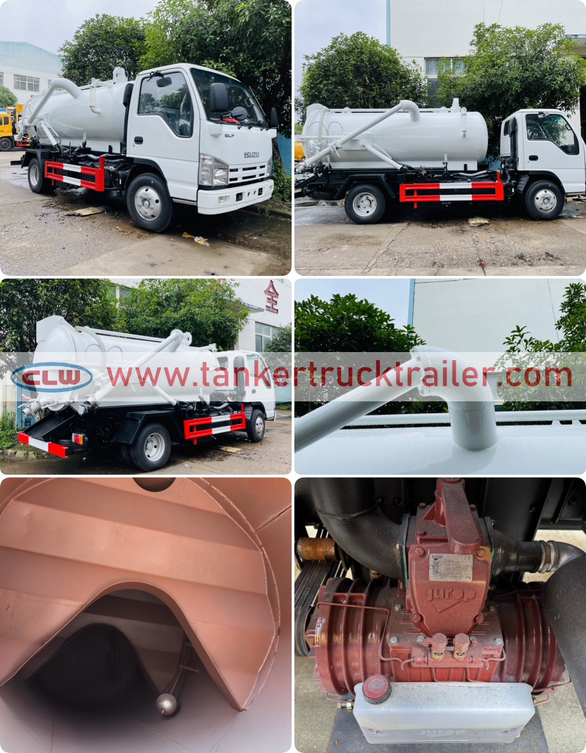 Japan Brand ISUZU 4X2 5000L Sewer Cleaning Truck for Waste Management