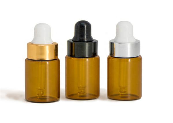 Luxury 10ml Dropper Bottle , Empty Dark Dropper Bottles With Custom Logo
