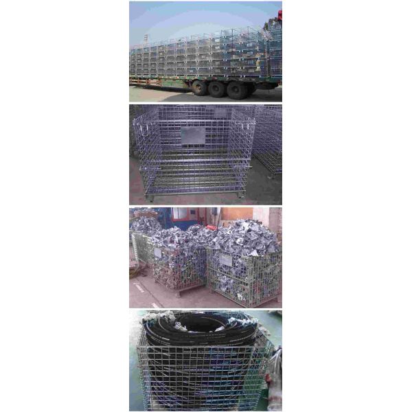1000kg Warehouse Storage  SGS Heavy Duty Cage Wire For Industry