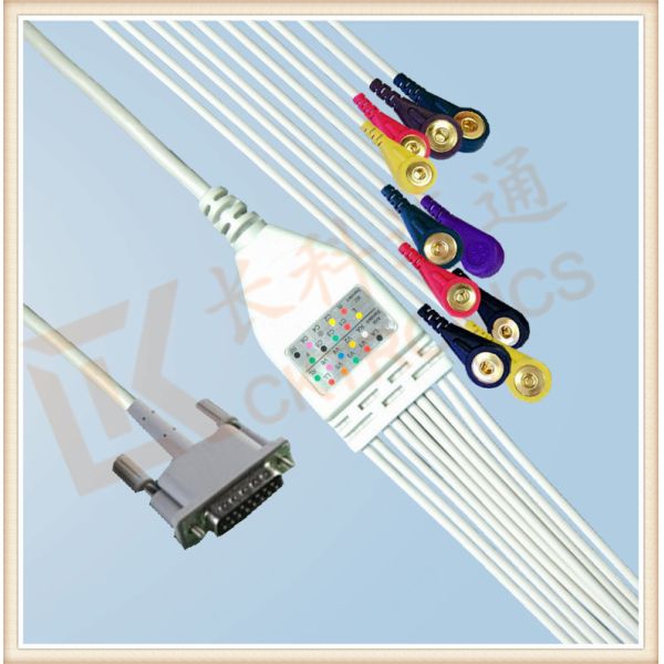 Philips Ecg Monitor Cable One Piece Ecg Cable 10 Lead Snap IEC