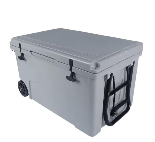 Cajas de refrigeradores de plástico moldeado rotativo de grado alimenticio Caja de refrigeradores para automóviles