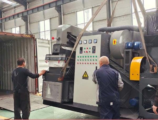 Copper Wire Recycling Equipment for 400-500kg/h Three Phase Voltage Waste Wire Shredder