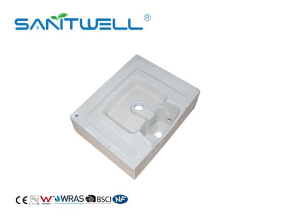 Fashionable Glazed Hand Wash Ceramic Art Basin For Bathroom Furniture White Color