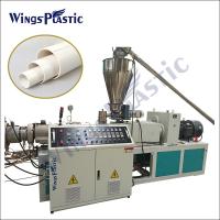 Linha de extrusão de tubos de abastecimento de água de PVC Condução de plástico de tubos de PVC Linha de produção de tubos de PVC Máquina de extrusão de parafusos duplos de PVC