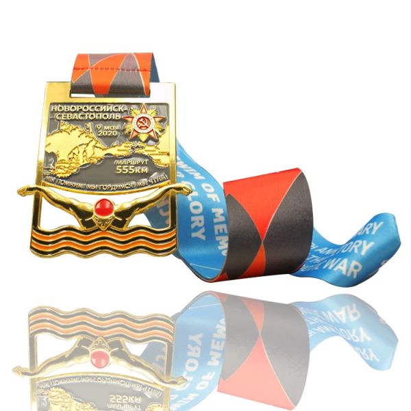 Medalla deportiva personalizada Medallas personalizadas para maratón Fabricante Medallas a medida