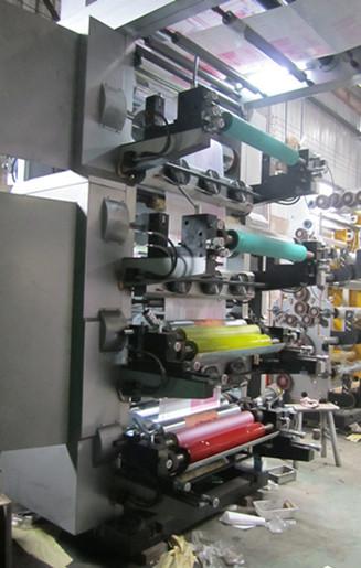 HDPE LDPE Film Flexographic Printing Machine With Automatic EPC Device 60 - 80m/min