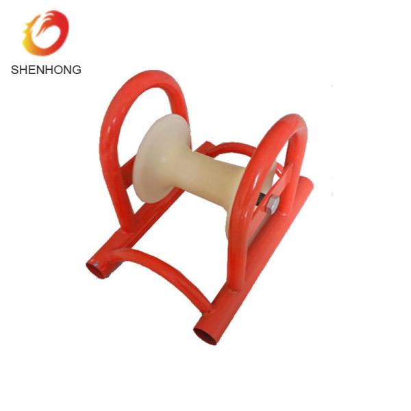 Straight Line Cable Pulling Pulley Wheel Aluminum Cable Roller Trench Roller