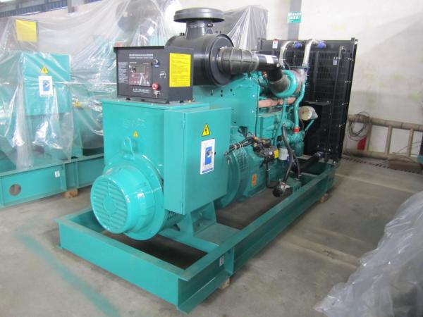 3 Phase 4 Wire Open Diesel Generator  400KW / 500KVA Cummins KTA19-G3A